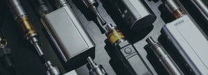 Image of different vaping devices.