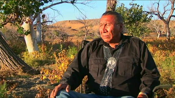 tribal leader discussing his love of the sacred pipe